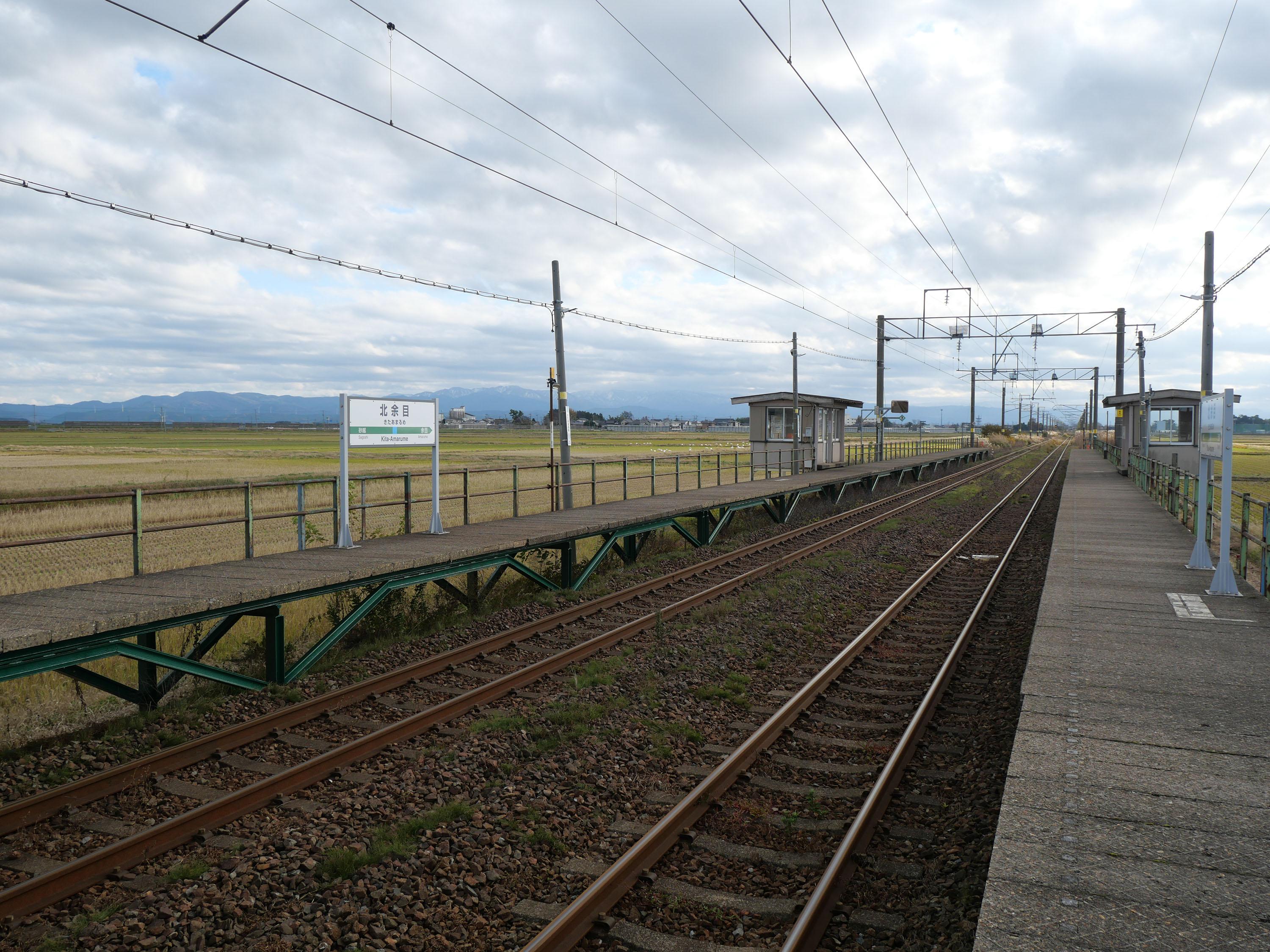 北余目駅の外観